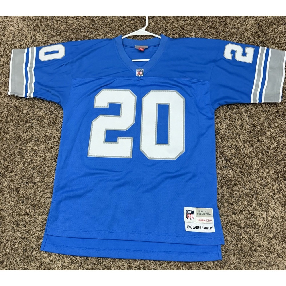 Mitchell & Ness NFL Detroit Barry Sanders 1996 Replica Collection Jersey Medium